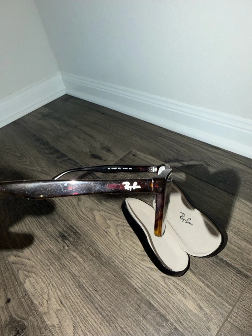 Ray-Ban Tortoiseshell Brown Rectangle Glasses